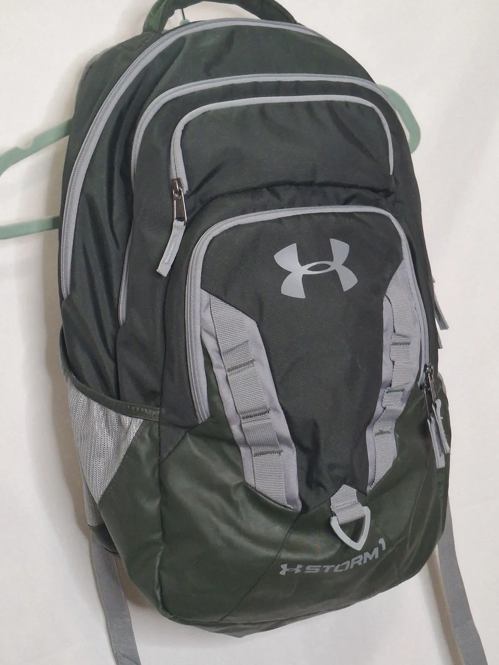 Under Armour Storm Recruit Men's Green and Gray Backpack